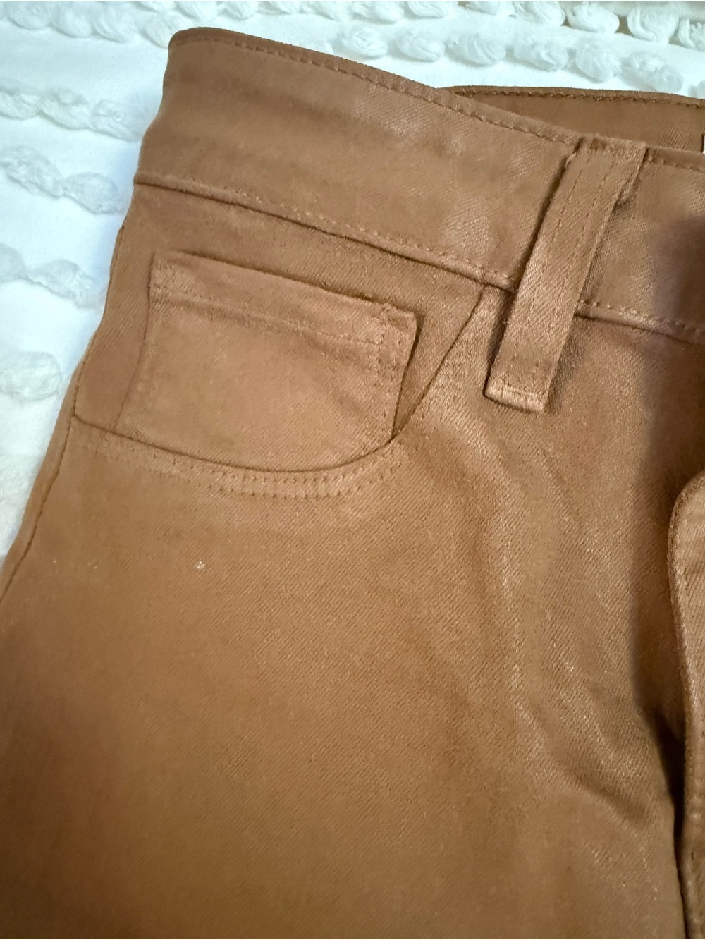 L'AGENCE Skinny Pants in Warm Caramel Brown